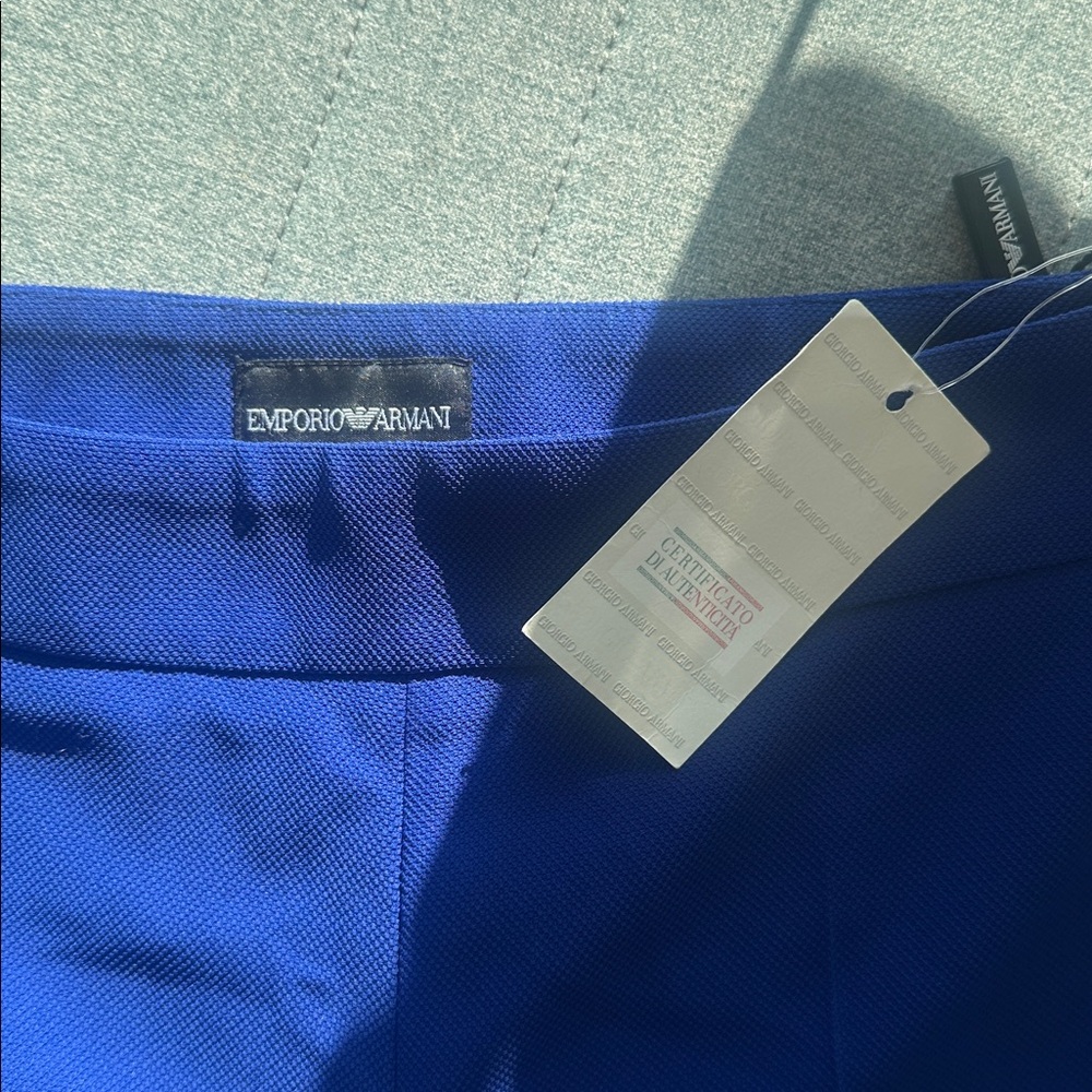 Emporio Armani Royal Blue Trousers